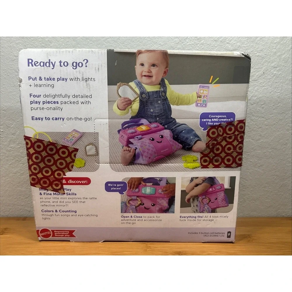 Fisher-Price Laugh & Learn Going Places Learning Purse – Interactive Toy (Read)